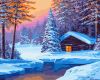 Malen nach Zahlen - Winterliche Stille