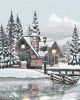 Malen nach Zahlen - Verschneite Stille ©akvamarinel_art