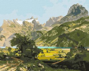 Malen nach Zahlen - Magische Landschaft ©ArtAlekhina nach Albert Bierstad