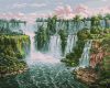 Malen nach Zahlen - Malerischer Wasserfall ©Sergiy Lobach
