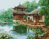 Malen nach Zahlen - Chinesisches Haus ©Sergiy Lobach