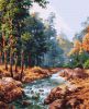 Malen nach Zahlen - Karpaten-Wasserfall ©Sergiy Lobach