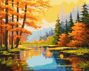 Malen nach Zahlen - Herbstliche Jahreszeit ©art_selena_ua
