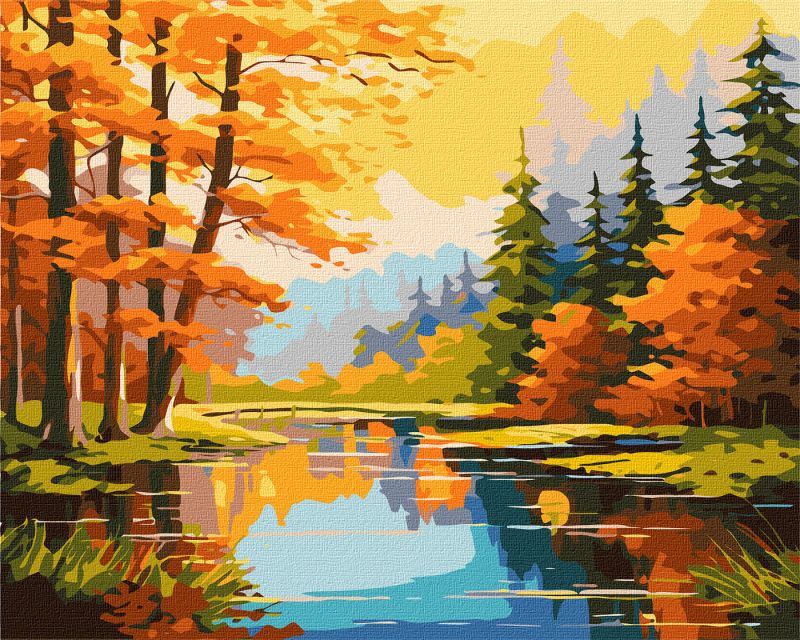 Malen nach Zahlen - Herbstliche Jahreszeit ©art_selena_ua