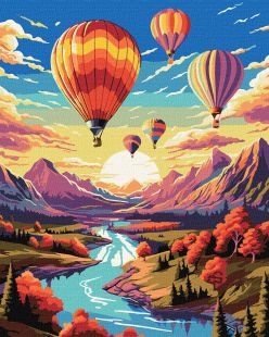 Malen nach Zahlen - Ballonflug ©art_selena_ua
