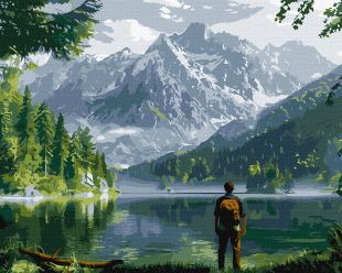 Malen nach Zahlen - Berglandschaft ©art_selena_ua