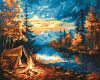 Painting by numbers - Night in the forest ©art_selena_ua
