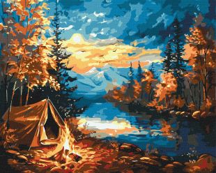 Malen nach Zahlen - Nacht im Wald ©art_selena_ua