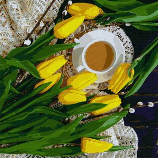 Malen nach Zahlen - Frühlingsfrühstück ©katryn_elen
