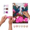 Malen nach Zahlen mit Farben und luftgetrocknetem TonAnspruchsvolle Kolibris ©art_selena_ua