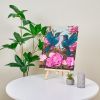 Malen nach Zahlen mit Farben und luftgetrocknetem TonAnspruchsvolle Kolibris ©art_selena_ua
