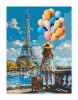Malen nach Zahlen mit Farben und luftgetrocknetem TonGrüße aus Paris ©art_selena_ua