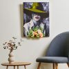 Malen nach Zahlen mit Farben und luftgetrocknetem TonFrau mit Hut ©art_selena_ua