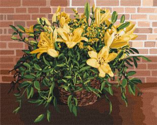 Malen nach Zahlen - Exquisite Lilien