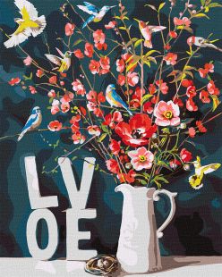Malen nach Zahlen - Mit Liebe ©Ira Volkova