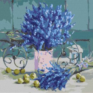 Malen nach Zahlen - Duftender Lavendel ©Yulia Tomesko