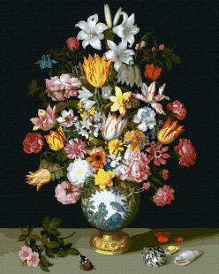 Malen nach Zahlen - Blumensymphonie ©Ambrosius Bosschaert de Oude