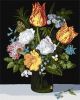 Painting by numbers - Still life with flowers in a glass ©Ambrosius Bosschaert de Oude