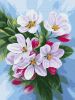 Painting by numbers - Blossoming apple treeі ©annasteshka