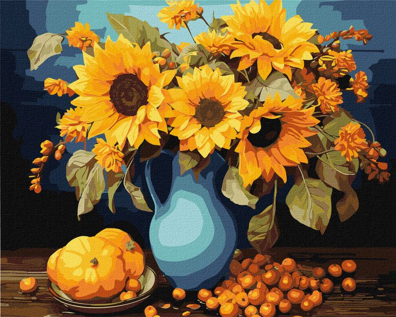 Malen nach Zahlen - Sonnenblumen-Harmonie ©art_selena_ua