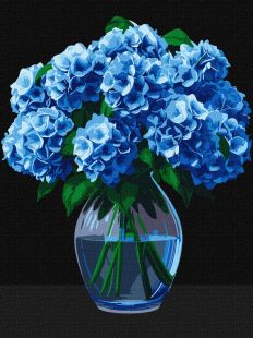 Malen nach Zahlen - Hortensien-Bouquet ©art_selena_ua