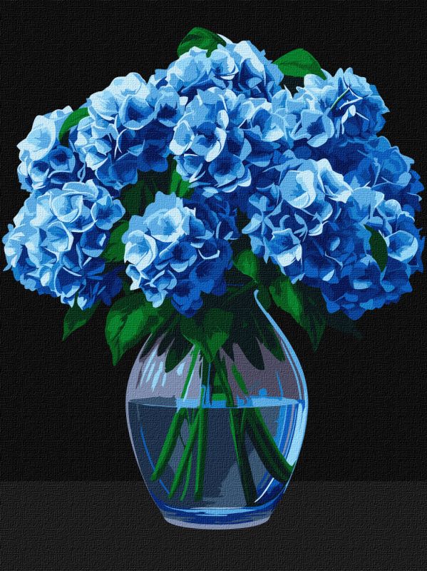 Painting by numbers - Hydrangea bouquet ©art_selena_ua