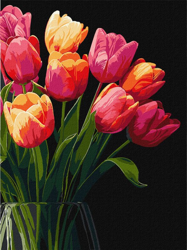 Painting by numbers - Tulips scent ©art_selena_ua