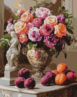 Malen nach Zahlen - Exquisite Rosen ©sophiia_іllustrations