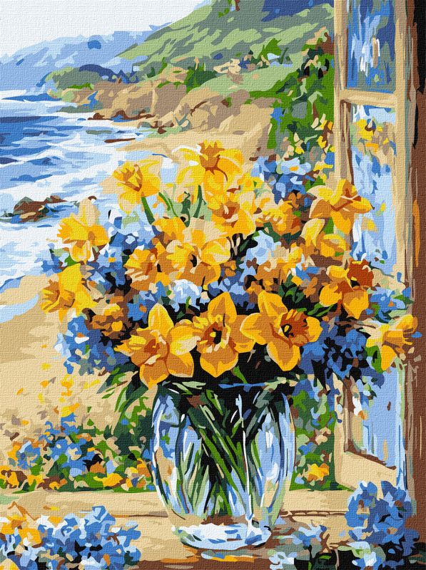 Malen nach Zahlen - Die Blumenküste ©art_selena_ua
