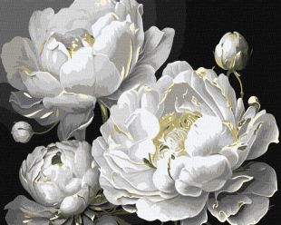 Malen nach Zahlen - Einwandfreier Schönheit mit metallischen Farben 2 ©art_selena_ua