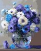 Malen nach Zahlen - Strauß blauer Blumen ©art_selena_ua