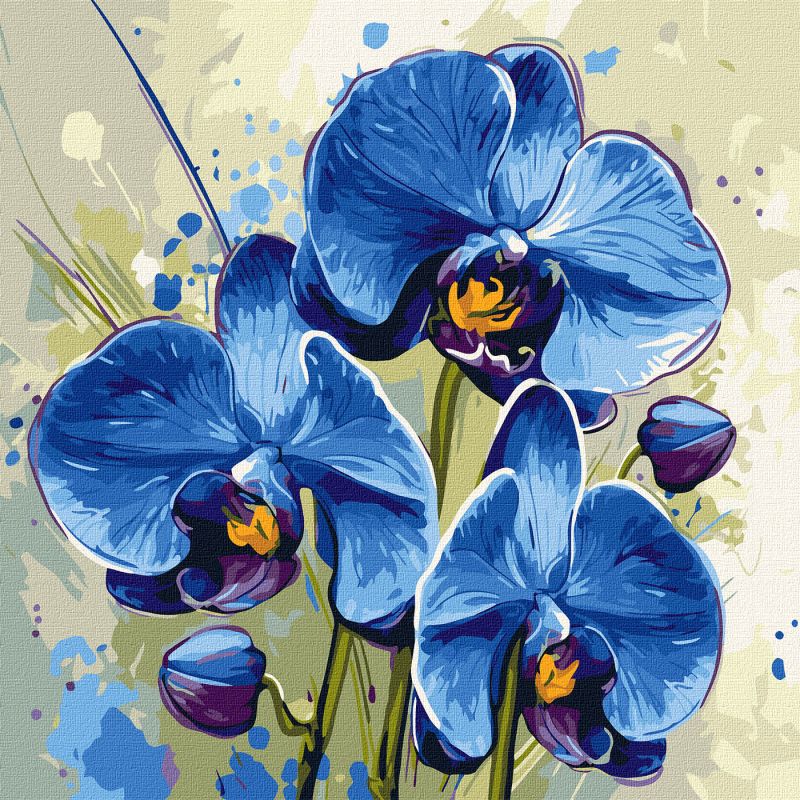 Malen nach Zahlen - Zarte Orchidee ©art_selena_ua