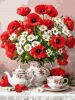 Malen nach Zahlen - Teeparty und Mohnblumen ©art_selena_ua