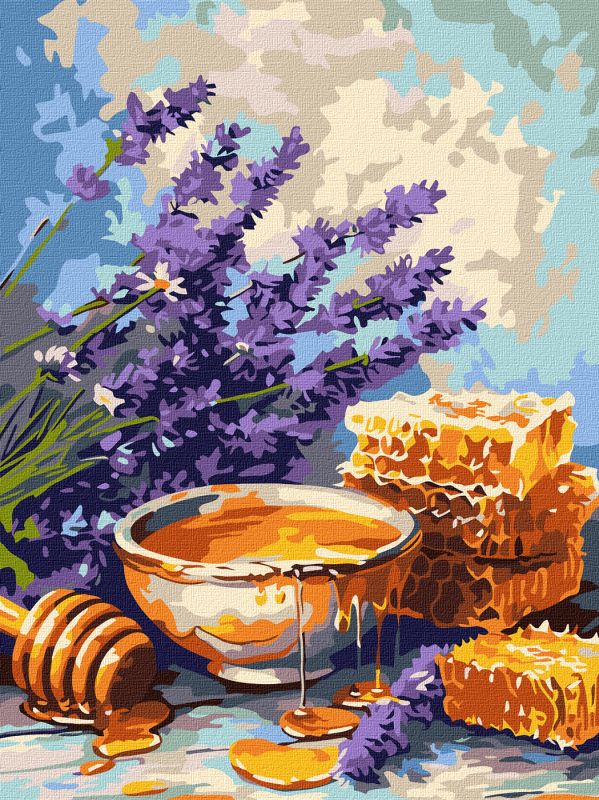 Malen nach Zahlen - Lavendel und Honig ©art_selena_ua