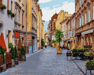 Malen nach Zahlen - Durch die Straßen von Lviv