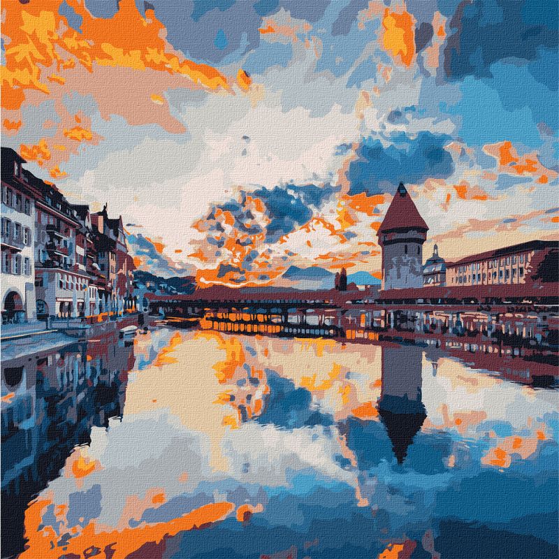 Malen nach Zahlen - Favorit Schweiz