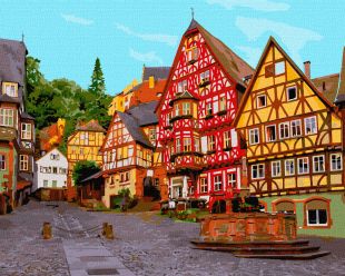 Malen nach Zahlen - Helles Deutschland