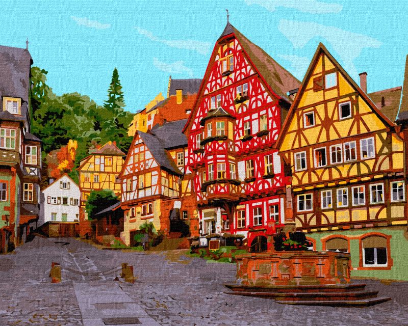 Malen nach Zahlen - Helles Deutschland