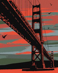 Malen nach Zahlen - Geheimnisvolles San Francisco