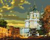 Painting by numbers - Andrew's Descent ©Serhii Brandt