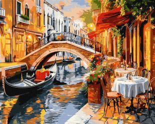 Malen nach Zahlen - Venezianische Straßen ©art_selena_ua