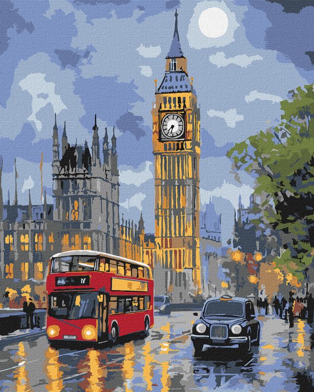 Malen nach Zahlen - London bei Nacht ©art_selena_ua