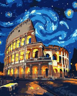 Malen nach Zahlen - Eine Nacht in Rom ©art_selena_ua