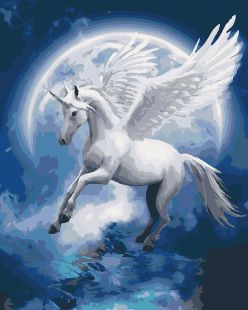 Malen nach Zahlen - Sternbild Einhorn
