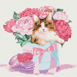 Malen nach Zahlen - Geschenk mit einer Rosine