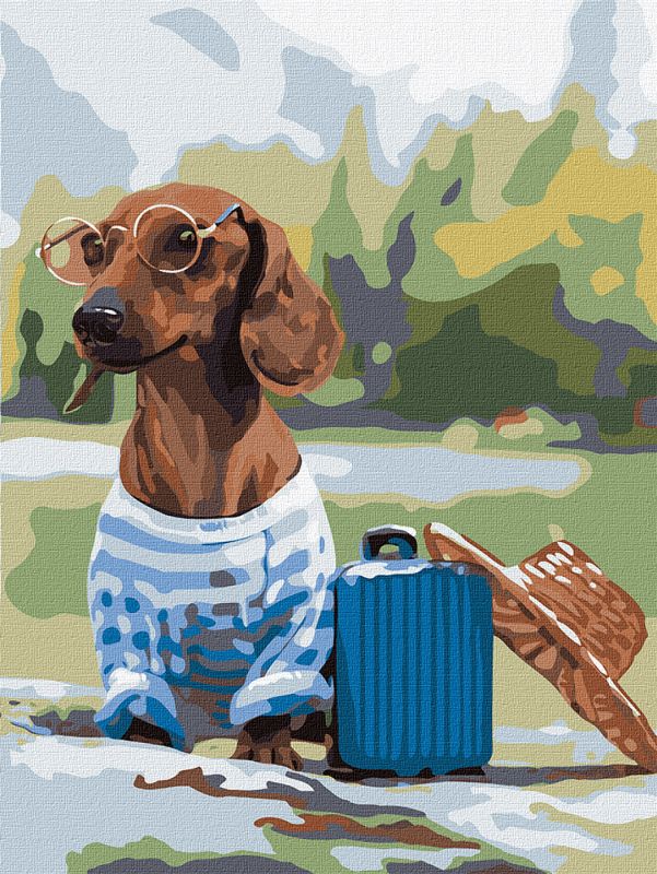 Painting by numbers - Little traveler