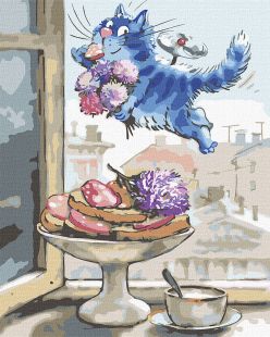 Malen nach Zahlen - Andron die Katze ©Iryna Zenyuk