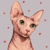 Malen nach Zahlen - Romantische Sphinx ©lien_illustration
