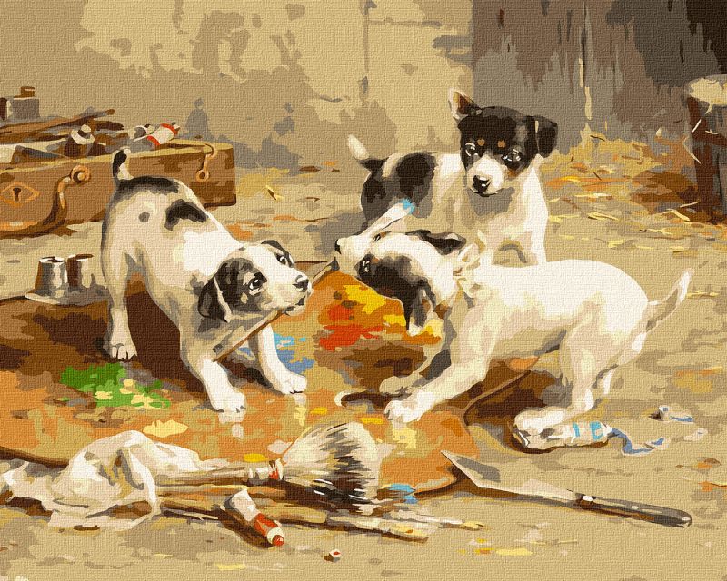 Malen nach Zahlen - Kleine Künstler ©Karl Reichert