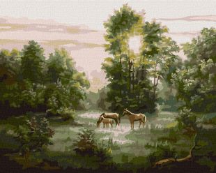 Malen nach Zahlen - Morgendämmerung ©Sergiy Lobach